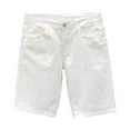 thumbnail image 1 of Hwmodou Slim Stretch Denim Shorts For Men Comfort Flexibility Bottoms, 1 of 6
