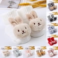 thumbnail image 1 of Hwmodou Socks Knitted Cartoon Pattern Cute Boy Girl Toddler Socks Middle Tube Socks Thermal Soft Fit,0M-5Y, 1 of 4