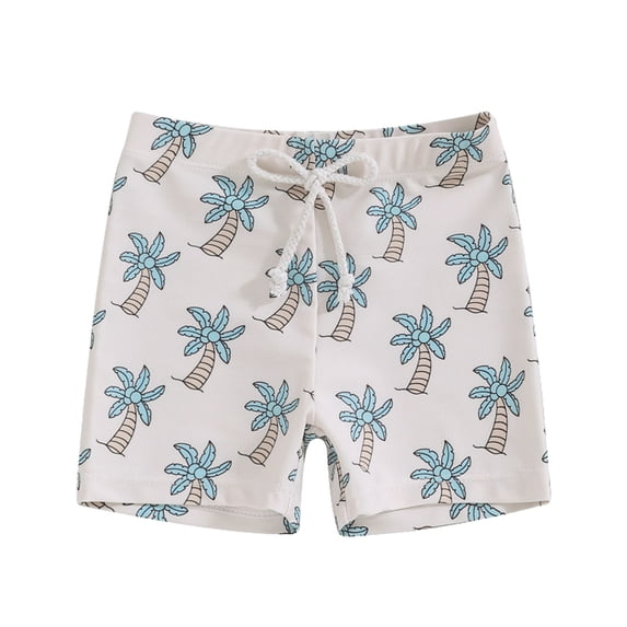 Hwmodou Toddler Baby Boysswim Trunks Bathing Suit Swimsuit Swimwear Beach Seaside Swim Wear Beige Size 18-24M