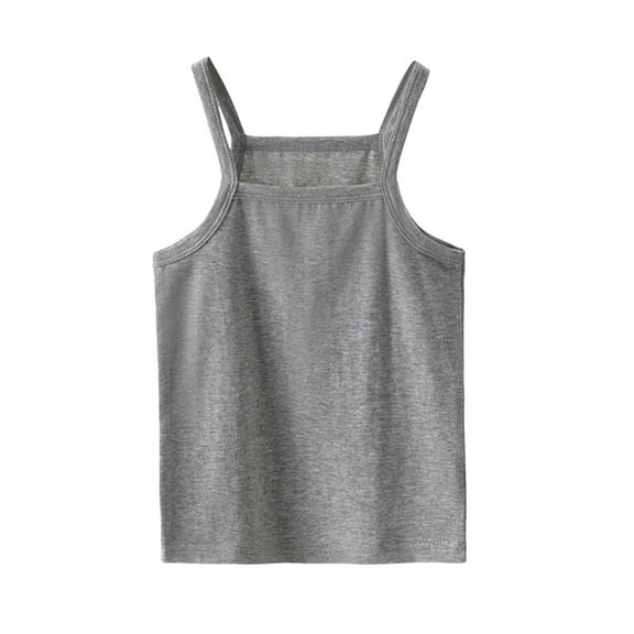 Hwmodou Toddler Baby Girls Cotton Base Vest Kids Undershirt Tank Top Soft Undershirt Boy Girl Ribbed Knit Tank Tops,4 -5 Years