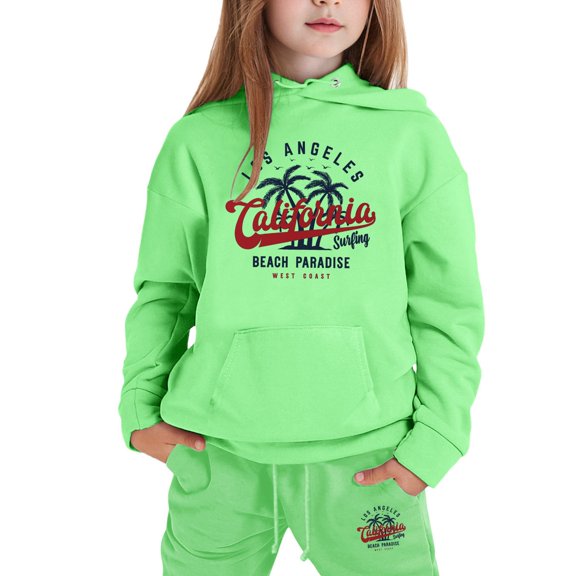 Hwmodou Toddler Girls Outfit Sets Casual Comfortable And Stylish Long Sleeved Sleepwear Set,2-Piece,Size 12M-9Y