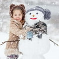 thumbnail image 1 of Hwmodou Toddler Mittens Baby Snow Gloves Kids Girls Boys Winter Snow Ski Gloves Kintted Soft Gloves, 1 of 5