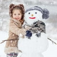 thumbnail image 1 of Hwmodou Toddler Mittens Baby Snow Gloves Kids Girls Boys Winter Snow Ski Gloves Kintted Soft Gloves, 1 of 8