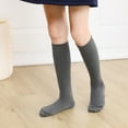 thumbnail image 1 of Hwmodou Toddler Socks Season Solid Color Knee High Warm Comfortable Stockings Childrens Stocks For Kids Boys Girls Non- Socks,2Y-13Y, 1 of 5