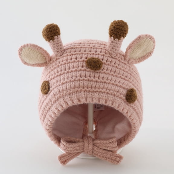 Hwmodou Toddler Winter Hat Baby Hat Soft Warm Knitted Cute Ears Boys Girls Kids Beanie