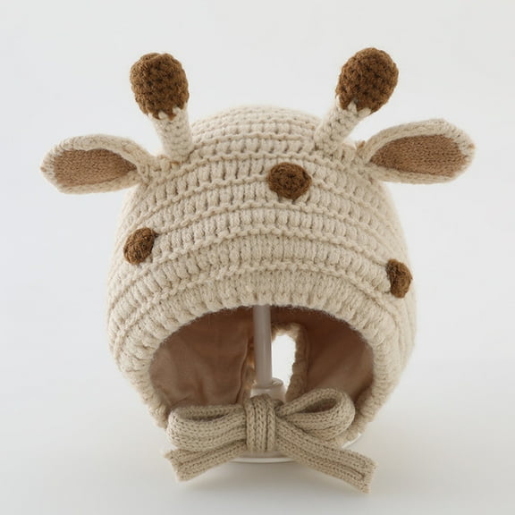 Hwmodou Toddler Winter Hat Baby Hat Soft Warm Knitted Cute Ears Boys Girls Kids Beanie