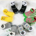 thumbnail image 1 of Hwmodou Warm Baby Socks Knit Stocking Sole Soft Rubber Slipper Kids Shoes Socks Care Cute Soft Socks,3M-24M, 1 of 3
