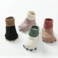 thumbnail image 1 of Hwmodou Warm Baby Socks Small Paws Socks Floor Socks Autumn Winter New Half Velvet Soft Skin Boys Girls Cute Soft Socks,0M-18M, 1 of 5