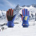 thumbnail image 1 of Hwmodou Warm Toddler Mittens Winter Gloves Kids Boys Girls Soft Wool Lined Gloves Full Finger Children Thermal Knit Gloves, 1 of 6