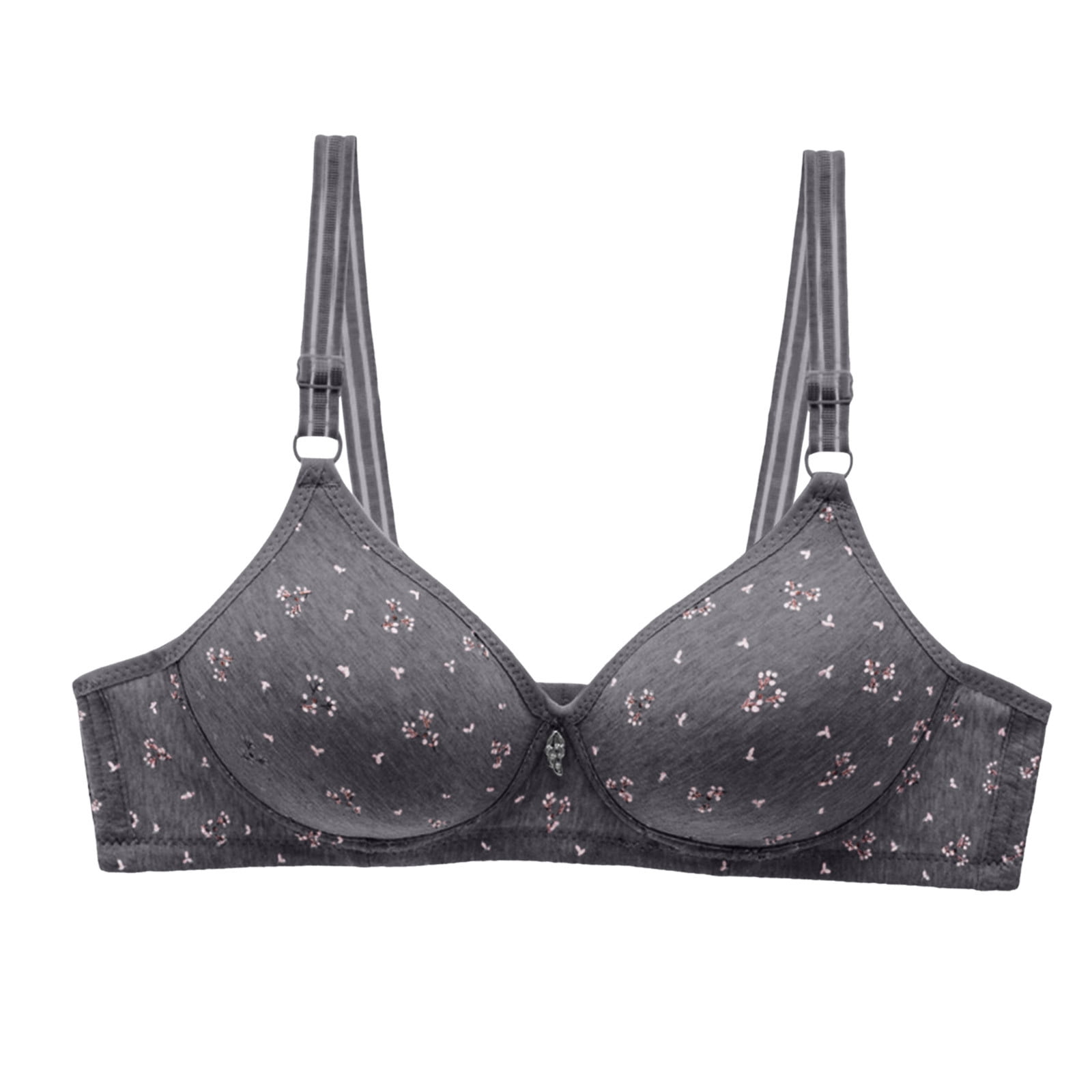 Hwmodou Women Bra Sports Women Heart Shape Sticky Bras Breathable