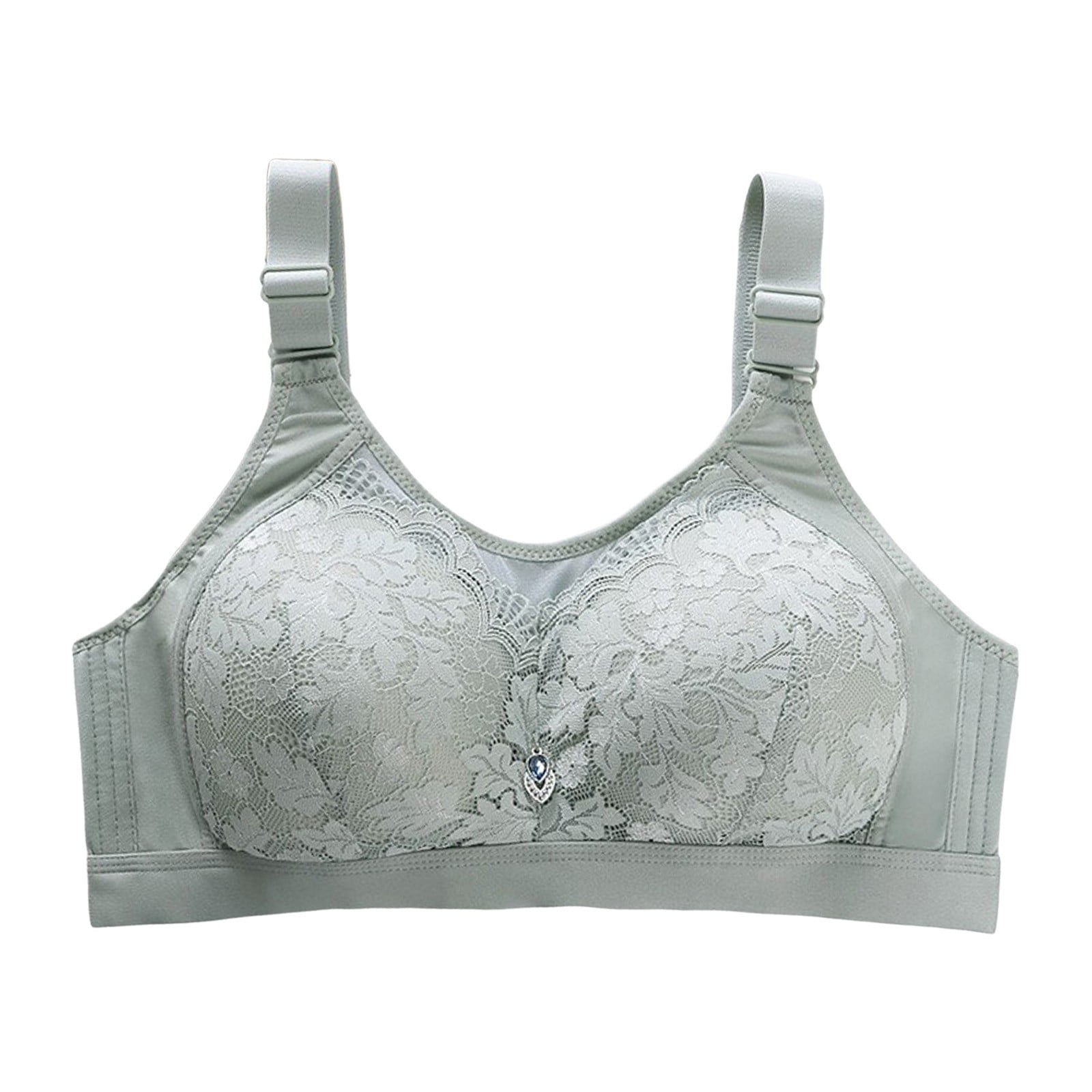 Hwmodou Women Bra Sports Women Heart Shape Sticky Bras Breathable