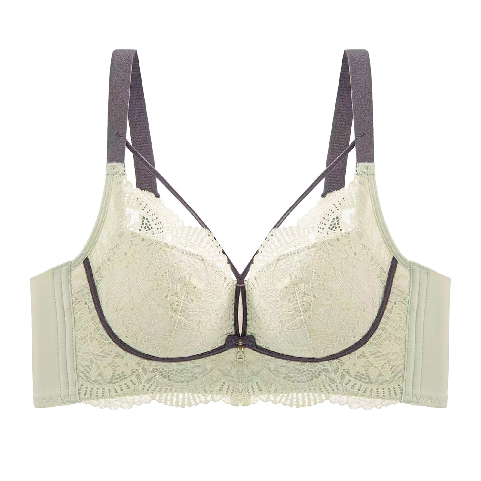 Hwmodou Women Bra Sports Women Heart Shape Sticky Bras Breathable