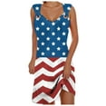 thumbnail image 1 of Hwmodou Women Dresses Fashion Stripe Sleeveless Vacation Simple Backless Camisole Beach Daily Mini Summer Female Sundress, 1 of 5
