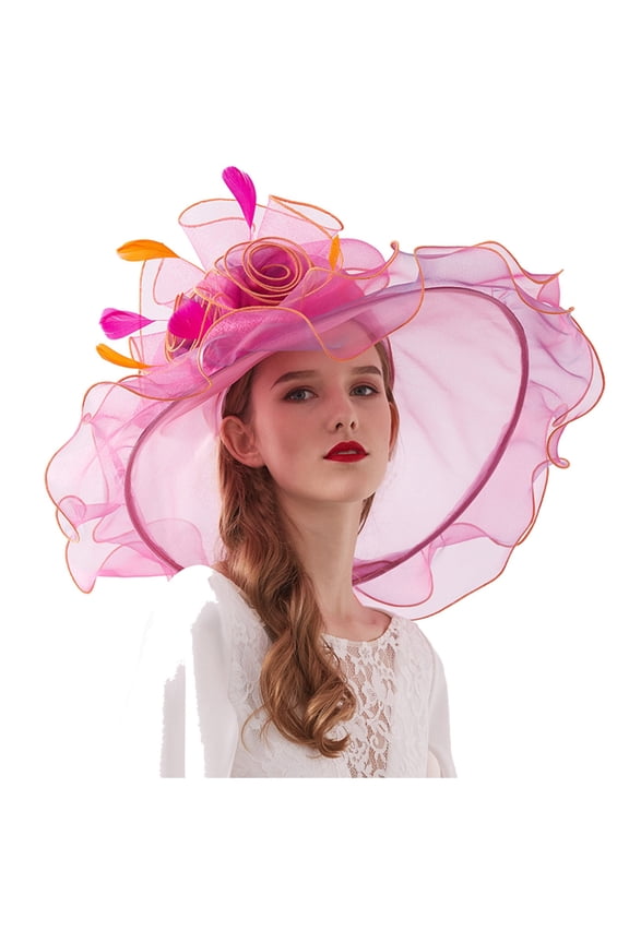 Women Fascinator Bridal Tea Party Wedding Hat Lightweight Comfortable Fit Caps