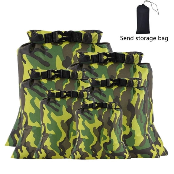 hwoehyo Waterproof Dry Bag Pack Sack, 6-Piece, 1.5L 2.5L 3L 3.5L 5L 8L