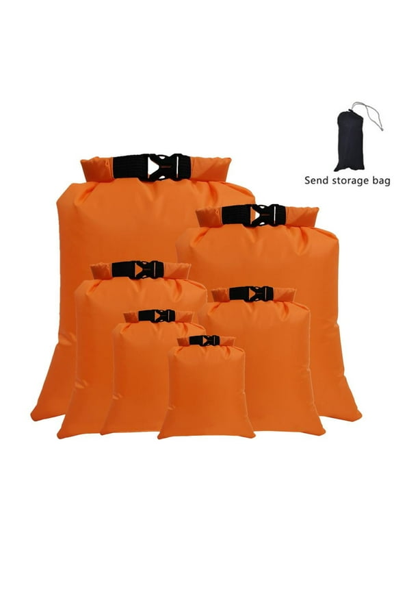Waterproof Dry Bag Pack Sack, 6-Piece, 1.5L 2.5L 3L 3.5L 5L 8L