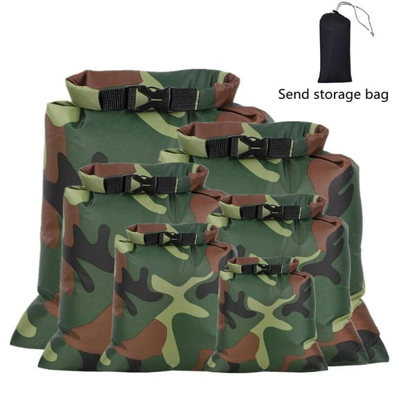 hwoehyo Waterproof Dry Bag Pack Sack, 6-Piece, 1.5L 2.5L 3L 3.5L 5L 8L