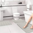 thumbnail image 1 of Hwuxmo Memory Foam Bath Mat Set Bathroom Rugs For 3 Pcs Toilet Mats Universal Soft Comfortable Water Absorption Non-Slip Thick Machine Washable Easier To Dry Dark Beige, 1 of 9
