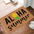 Hxdcxing Fun Pineapple Letter Printed Door Mat Slip Dirty Door Carpet