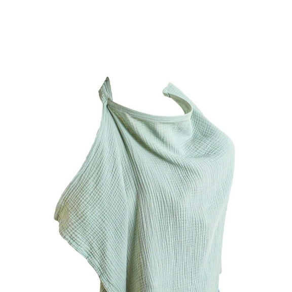 Hxdcxing Muslin Nursing Cover for Baby Breastfeeding, Breathable 100% Cotton Breastfeeding Cover with Rigid Hoop for Mother Nursing Apron, Multi-Use Carseat Canopy