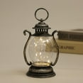 thumbnail image 1 of Hxlamzoo 1 Pc Christmas Lantern LED Light String Small Oil Lamp Vintage Decorative Hanging Lights for Xmas Tree Holiday Party Indoor Outdoor Decorations, 1 of 1