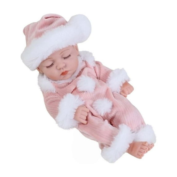 Hxlamzoo 12-inch Realistic Reborn Baby Doll with Lifelike Features for Home Decor Nursery Room Collectors Role Play Emotional Comfort