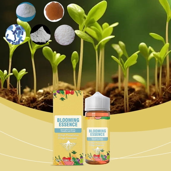 Hxlamzoo 120ml Flower Growth Solution Concentrated Fertilizer for Plants - Promotes Healthy Growth, Easy Application, Ideal for Indoor Outdoor Gardening