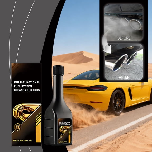 Hxlamzoo 120ml Multi-Functional Fuel System Cleaner - Engine Carbon Deposit Remover for Daily Automotive Maintenance, Enhances Performance & Fuel Efficiency for Car Engine Care