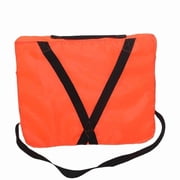 Hxlamzoo 18x14in High Buoyancy Throwable Rescue Cushion with Strap - Waterproof Flotation Device for Boating, Swimming & Emergency Rescue | Coast Guard Compliant