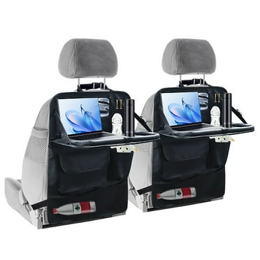 Hxlamzoo 1PC Oxford Cloth Car Backseat Organizer with Foldable Table Tray Kids Seat Back Organizer for Car Travel Storage Bag