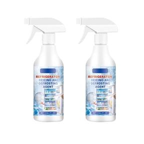 Hxlamzoo 2-Pack Fast-Acting Refrigerator Defrosting Deicer Spray 120ml, Energy-Efficient Freezer Ice Remover for Quick & Easy Maintenance | Prolongs Freezer Lifespan & Reduces Energy Costs