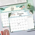 Hxlamzoo 20252026 18Month Desk & Wall Calendar with Floral Design