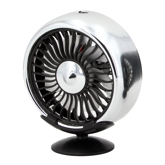 Hxlamzoo 2025 Upgraded Quiet Brushless Car Fan - Foldable 3-Speed Adjustable USB-Powered Vent Fan for Car, Office, Home & Travel Use