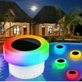 thumbnail image 1 of Hxlamzoo 2025 Upgraded Solar-Powered Pool Chlorine Floater with Adjustable Dispenser & IP68 Waterproof Light for In-Ground/Above-Ground Pools, 1 of 6