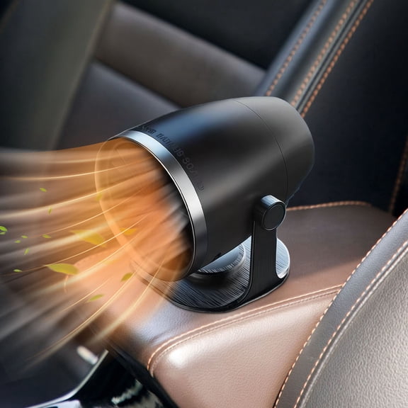 Hxlamzoo 24V Car Heater and Cooler with 360° Rotation, Auto Defrosting, ABS and Copper Material for Car Windshield, Camping, Travel Indoor Use (1 Pc)