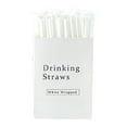 thumbnail image 1 of Hxlamzoo 300 Pack Bendable Disposable Plastic Straws - Food Grade, Individually Wrapped, Clear Flexible Drinking Straws for Home, Parties & Commercial Use (0.19x8.07in), 1 of 6