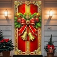 thumbnail image 1 of Hxlamzoo 35 X 71 Inch Christmas Door Cover - Xmas Door Curtain with Easy Installation Rope for Christmas Day Wall and Door Decoration - Xmas Holiday Party Supplies, 1 of 6