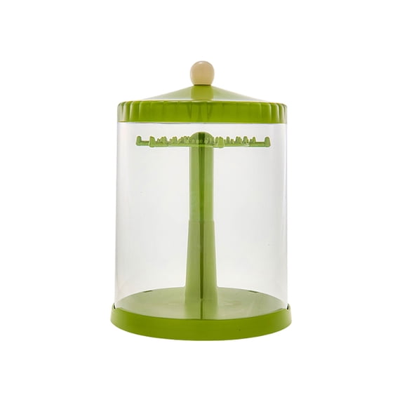 Hxlamzoo 360° Rotating Blind Box Display Case with Sturdy Gears - Transparent Plastic Storage for Toys, Collectibles & Home Decor