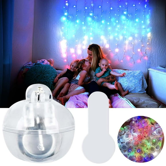 Hxlamzoo 50pcs LED Mini Ball Lights for Outdoor, Garden, Party Decor - Energy Efficient & Sparkling Fairy Lights for Romantic Summer Nights