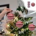 thumbnail image 1 of Hxlamzoo 6 Pack 8cm Foam Christmas Balls - Multicolor Hanging Ornaments for Christmas Tree Decorations, Set of 6 Festive Holiday Decor, 1 of 7
