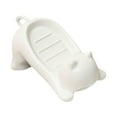 thumbnail image 1 of Hxlamzoo Adorable Cat-shaped Soap Dish - Sturdy Plastic Non-slip Soap Holder for Bathroom & Shower, Compact 5.51x3.94x3.35in White Home Decor with Effective Drainage System, 1 of 6