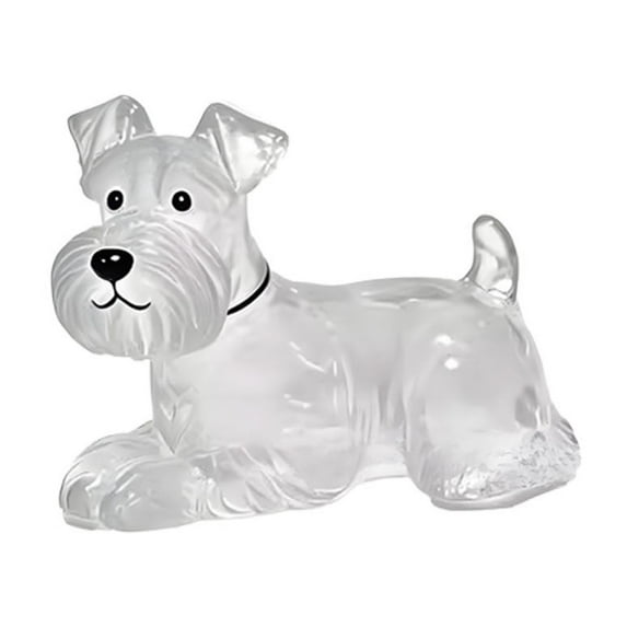 Hxlamzoo Adorable Dog-Shaped Pet Hair Memorial Keychain - Transparent Resin Keepsake for Dog Lovers, Thoughtful Gift for Pet Loss or Adoption Anniversary