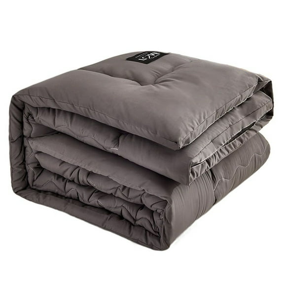 Hxlamzoo All-Season King-Size Cotton Quilt: Ultra Soft, Thickened Warmth, Hypoallergenic, Easy Care Bedding for Year-Round Comfort