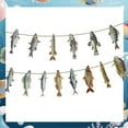 thumbnail image 1 of Hxlamzoo Angler Theme Party Decorations - Fish Pattern Paper Banners with Adjustable Hanging Design for Fishing, Birthday & Summer Events, 1 of 7