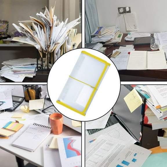 Hxlamzoo B6 Accordion File Folder - 13 Compartments Plastic Document Organizer with Waterproof Design for Office/Student Use (Black/Blue/Pink/Green/Yellow)