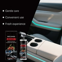 Hxlamzoo Car Interior Cleaning Spray Leather Care Cherry Scent Odor Elimination 237ml