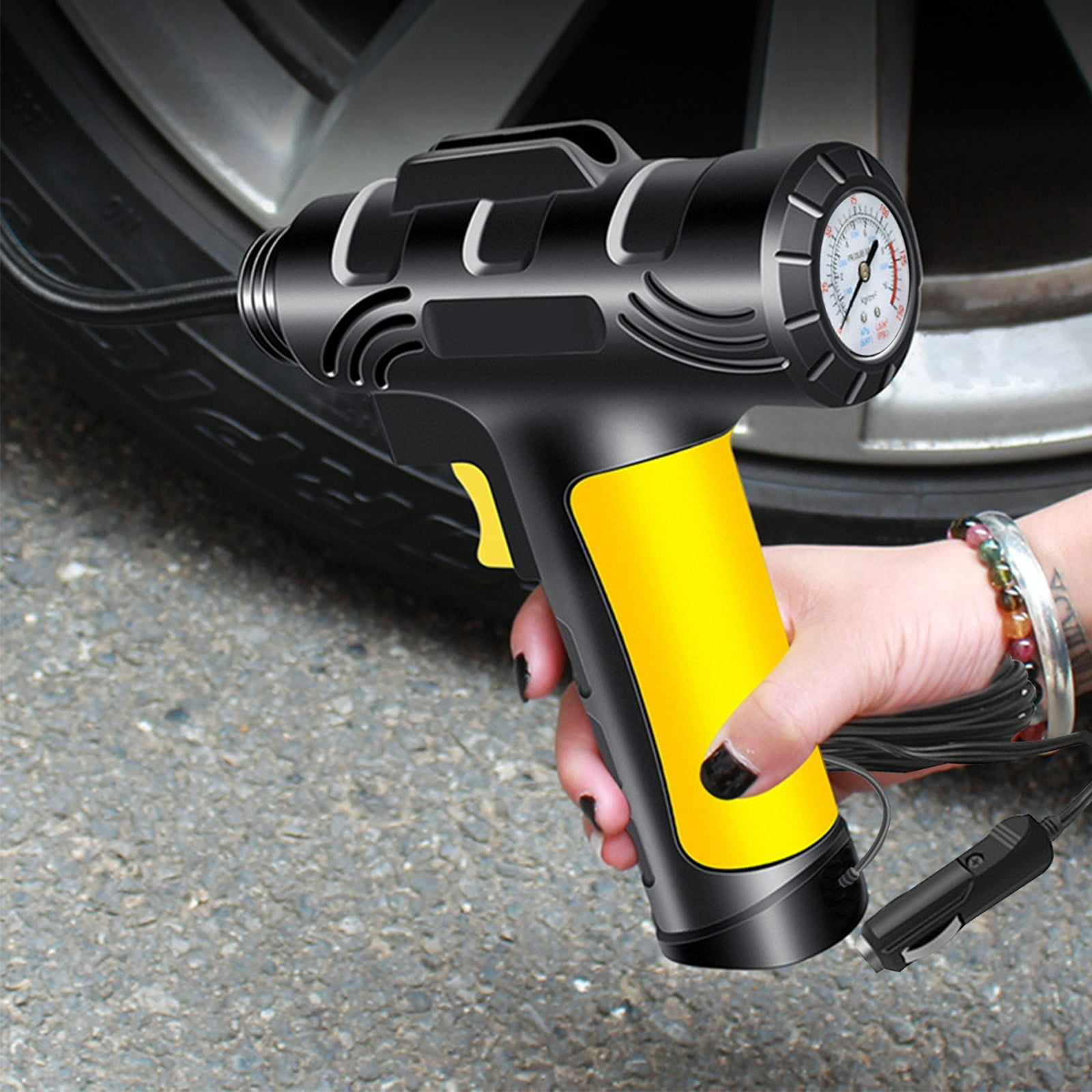 Intelligent Tire Pump for Cars