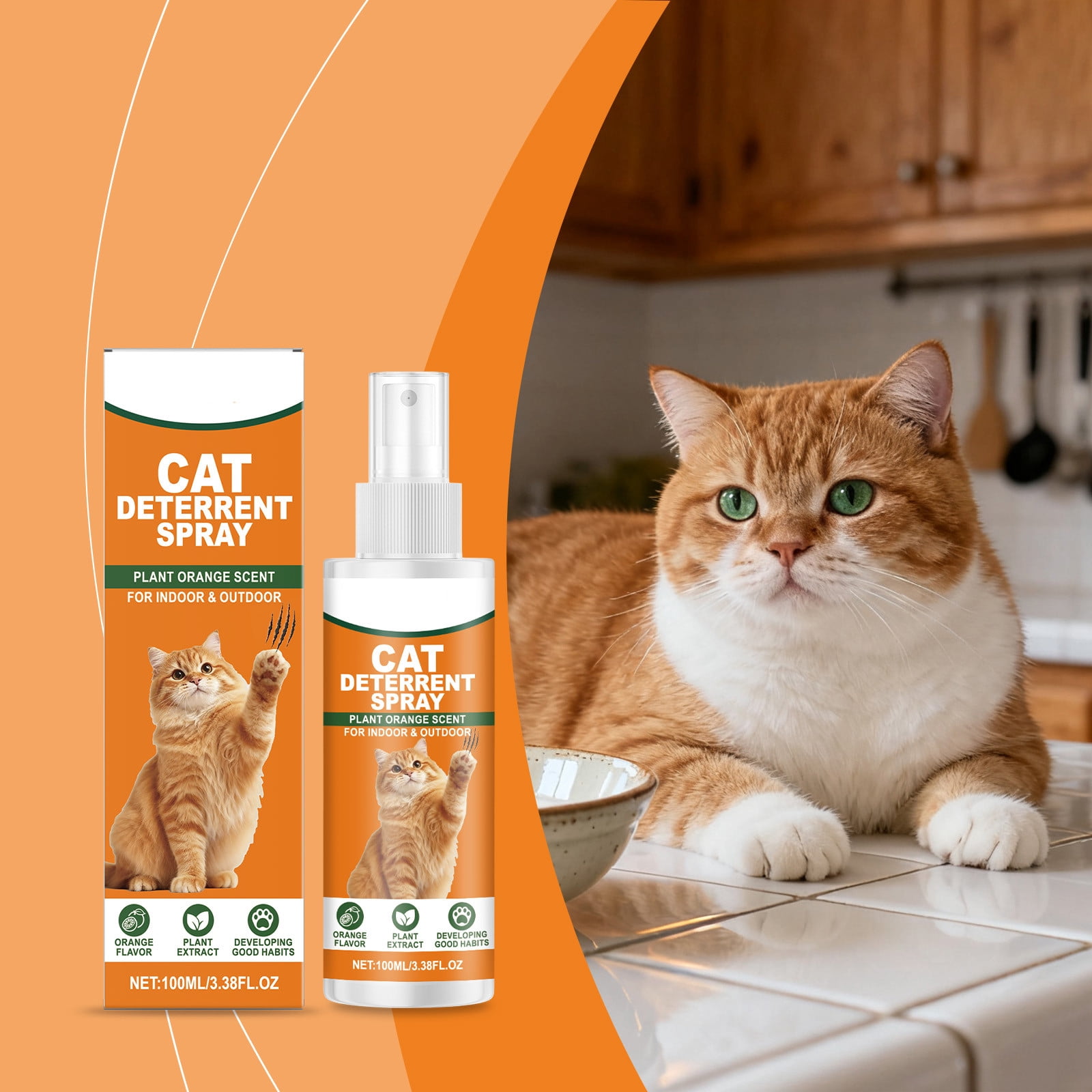 Photo inspiration: Picture Idea: Hxlamzoo Cat Deterrent Spray For Furniture Protection Anxiety Relief Gentle