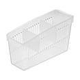 thumbnail image 1 of Hxlamzoo Clear Refrigerator Organizer with Wheels, Stackable Kitchen Storage Bins for Freezer, Eggs, Fruits, Vegetables – Space Saving Plastic Drawer Containers (White), 1 of 6