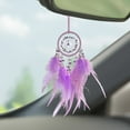 thumbnail image 1 of Hxlamzoo Clearance Item! Crystal Stone Car Pendant Exquisite Car Interior Feather Catcher Wind Chime Rearview Mirror Car, 1 of 6